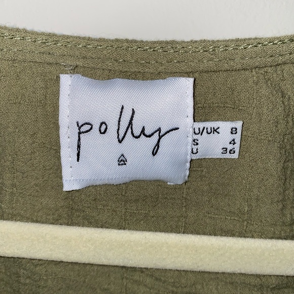 Princess Polly Front Tie Crop Top Blouse - Picture 3 of 3